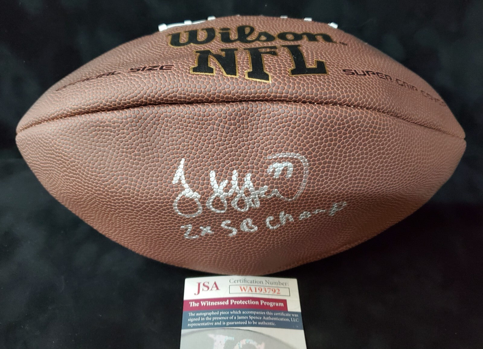 Dallas Cowboys Jim Jeffcoat Autographed Signed Football Jsa Coa