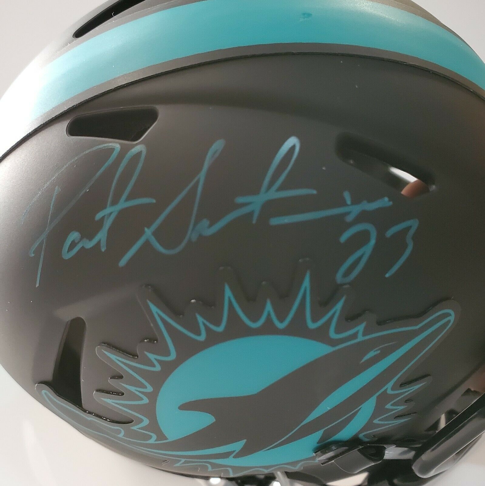 Patrick Surtain Autographed Signed Miami Dolphins Eclipse Mini Helmet Jsa Coa