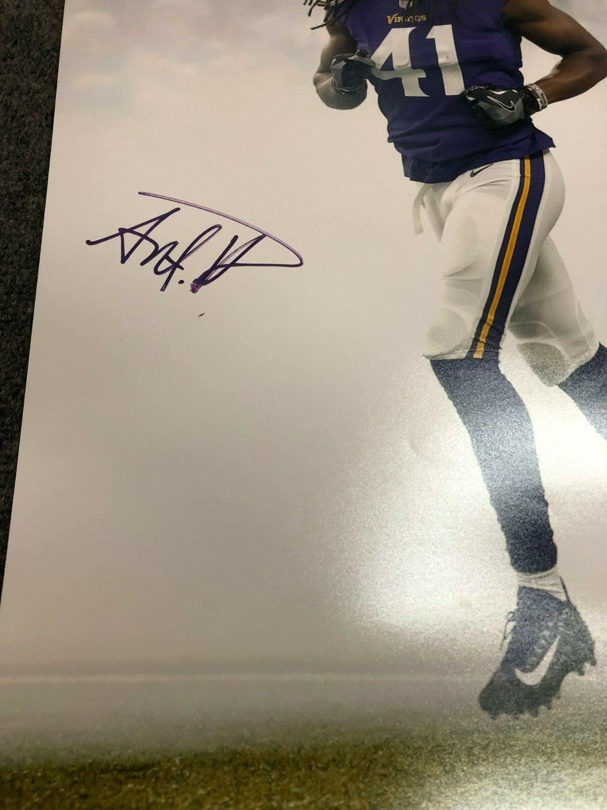 Minnesota Vikings Anthony Harris Autographed Signed 16X20 Photo Jsa  Coa