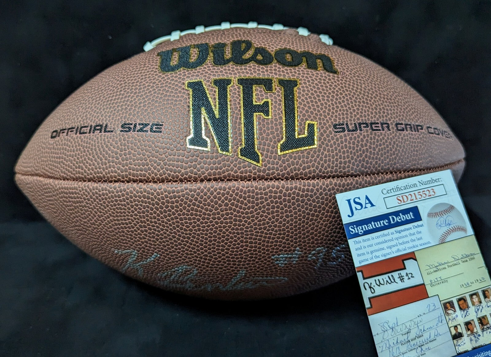Pittsburgh Steelers Keeanu Benton Signed Nfl Football Jsa Coa