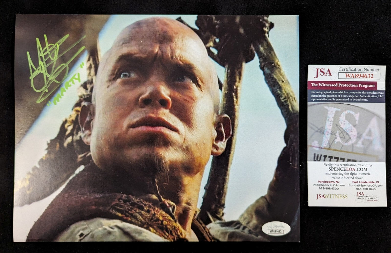 Martin Klebba Pirates Of Caribbean Hand Signed Autographed 8 X 10 Photo Jsa Coa