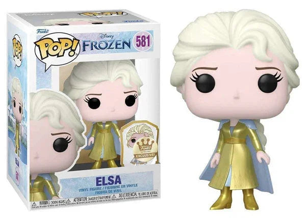 Elsa w/ Pin (Gold, Frozen) 581 - Funko Shop Exclusive