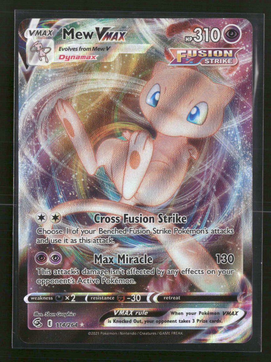 SWSH08: Fusion Strike Mew VMAX #114/264