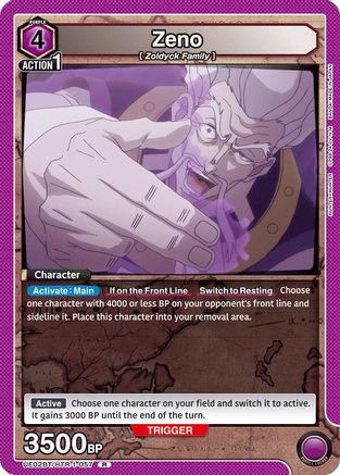 Zeno (UE02BT/HTR-1-057) - UE02BT HUNTER X HUNTER Foil