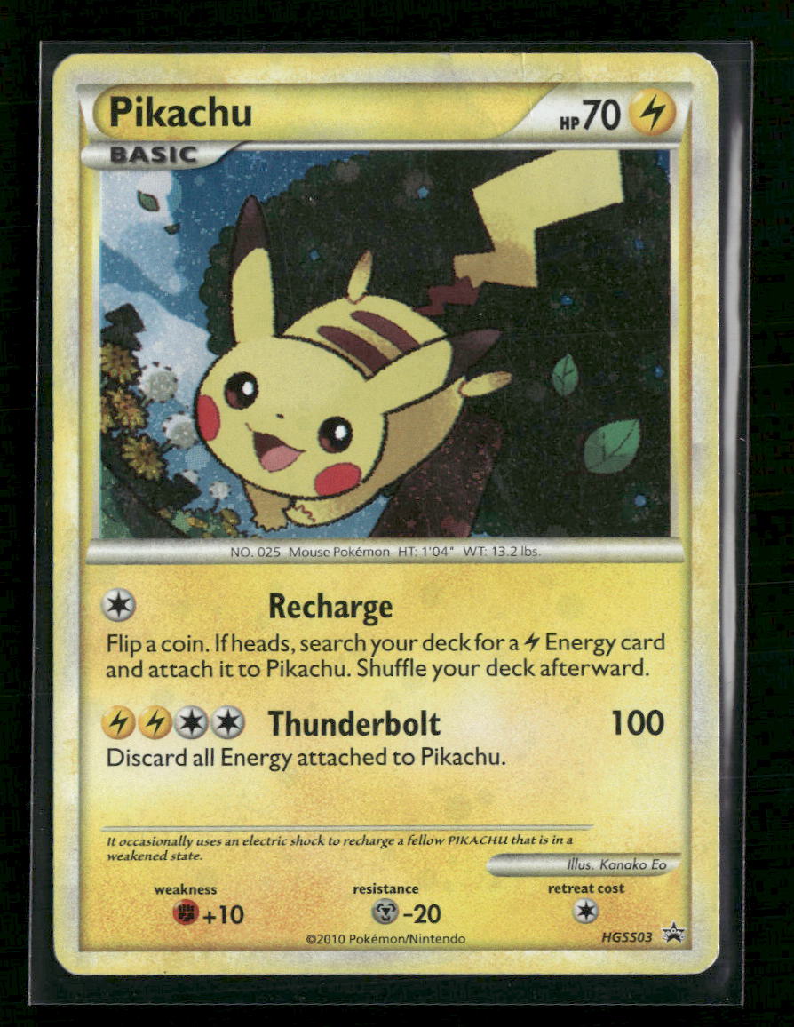 HGSS Promos Pikachu #HGSS03 *Damaged*