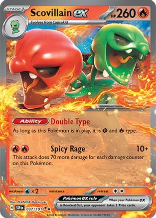 Scovillain ex 037/191 - SV08 Surging Sparks Holofoil