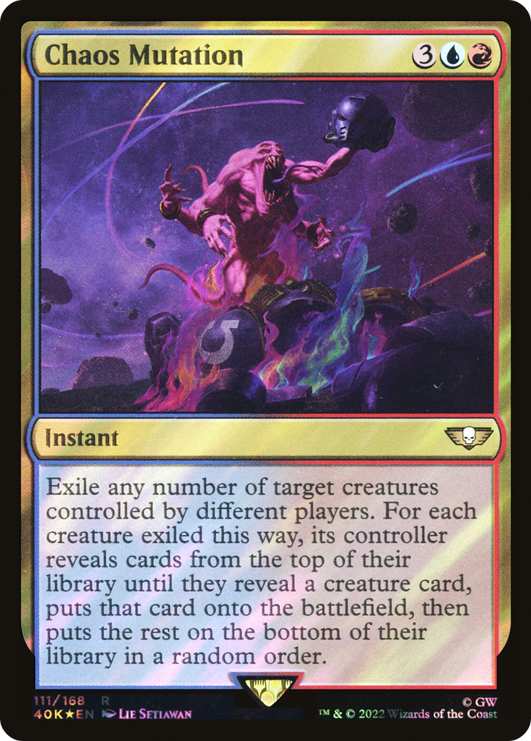 Chaos Mutation (40K-111★) - Warhammer 40,000 Commander Foil