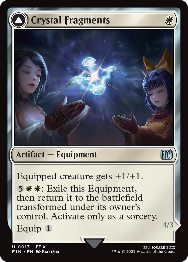 Crystal Fragments // Summon: Alexander (FIN-013) - FINAL FANTASY: (enchantment) Foil