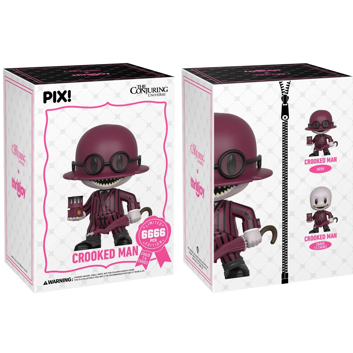 [Thrilljoy] The Conjuring Universe - The Crooked Man LE6666 PIX Vinyl Figure (1 in 6 Chance at Chase)