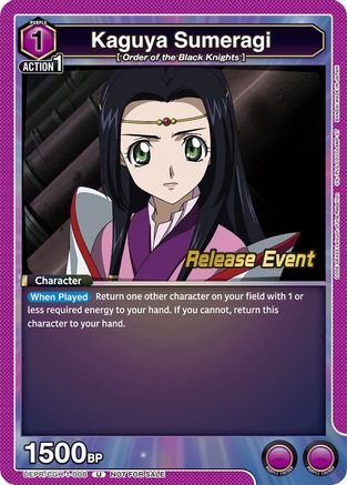 Kaguya Sumeragi (UEPR/CGH-1-008) - UE04BT CODE GEASS Lelouch of the Rebellion Release Event Cards