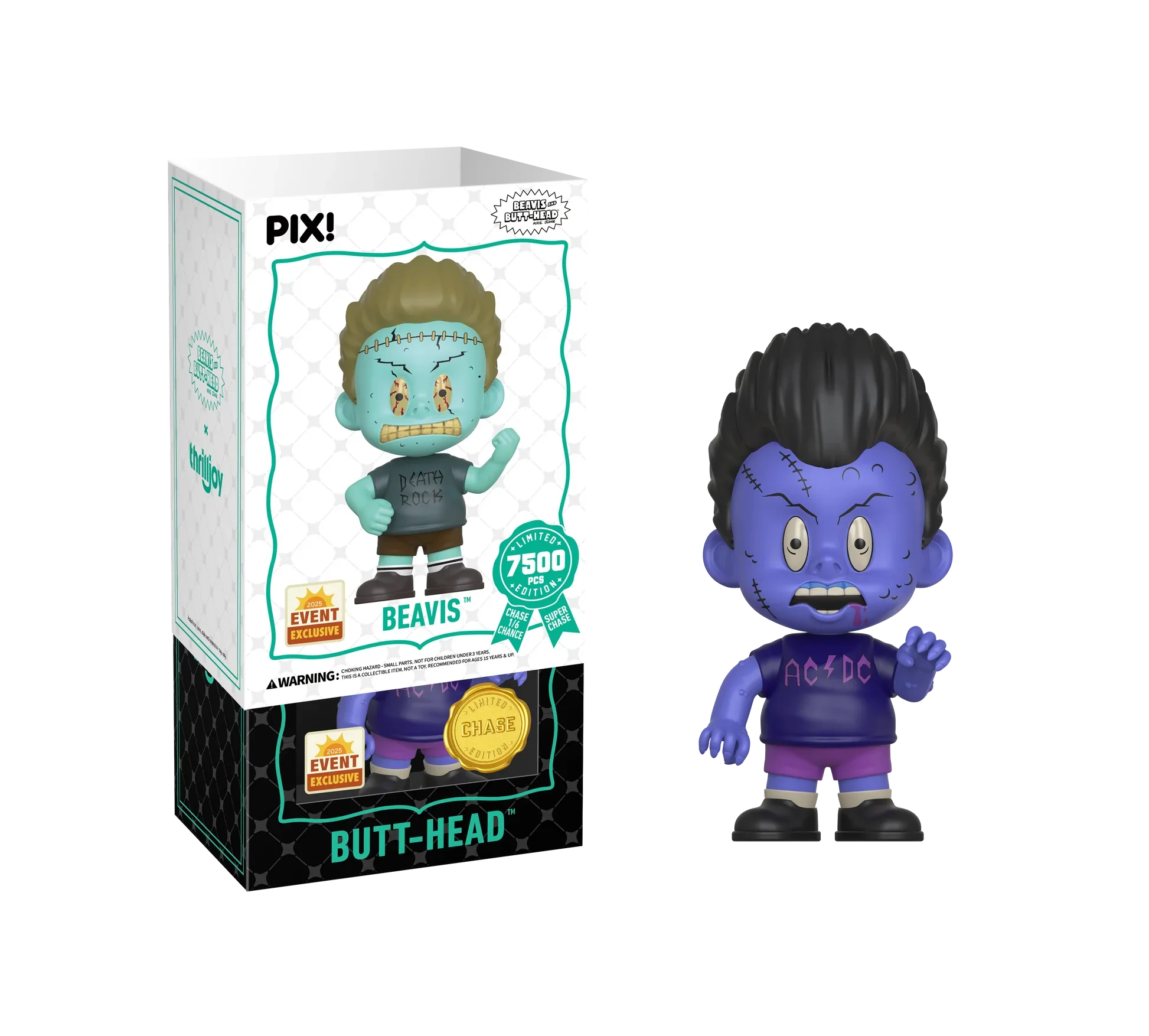 [Thrilljoy] [EXCLUSIVE] MTV's Beavis and Butt-Head - Beavis LE7500 PIX Vinyl Figure (1 in 6 Chance at Chase)