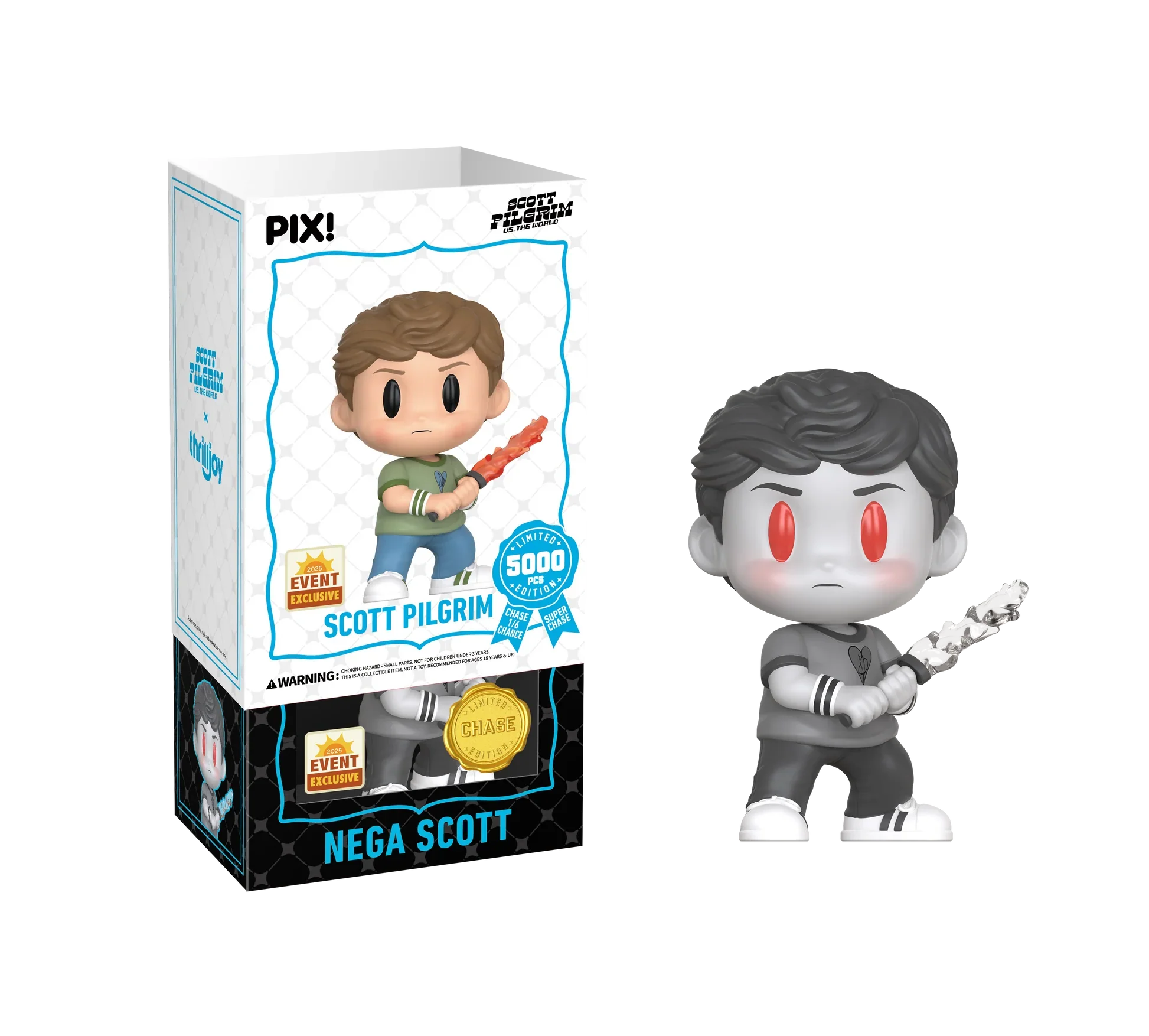 [Thrilljoy] [EXCLUSIVE] Scott Pilgrim vs The World - Scott Pilgrim LE5000 PIX Vinyl Figure (1 in 6 Chance at Chase)