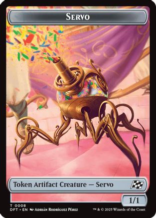 Servo // Thopter (0009) Double-Sided Token (DFT-8 // 9) - Aetherdrift