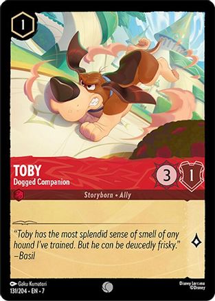 Toby - Dogged Companion (131/204) - Archazias Island Cold Foil