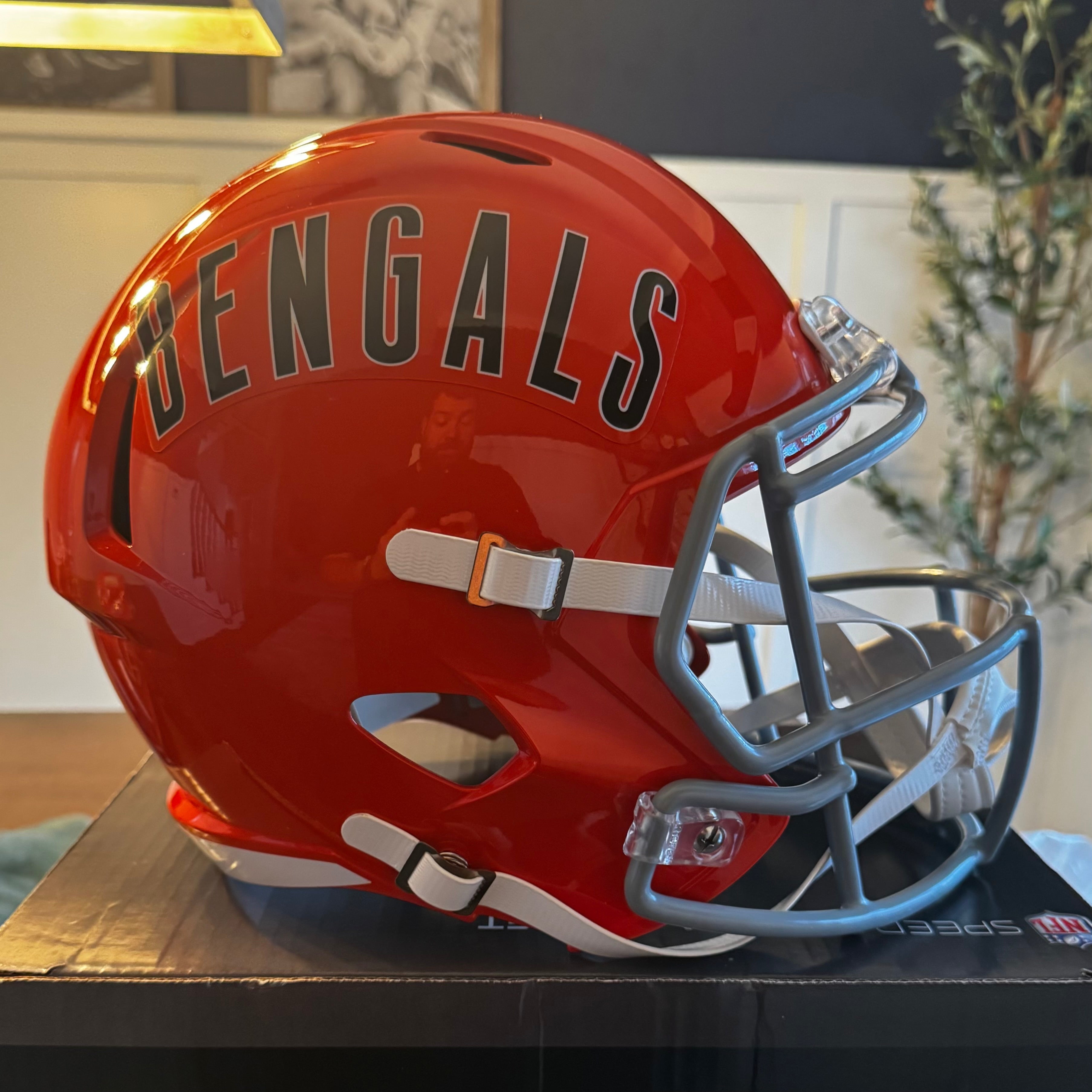 Cincinnati Bengals 1968 to 1979 Full Size Speed Replica Throwback Helmet- NFL