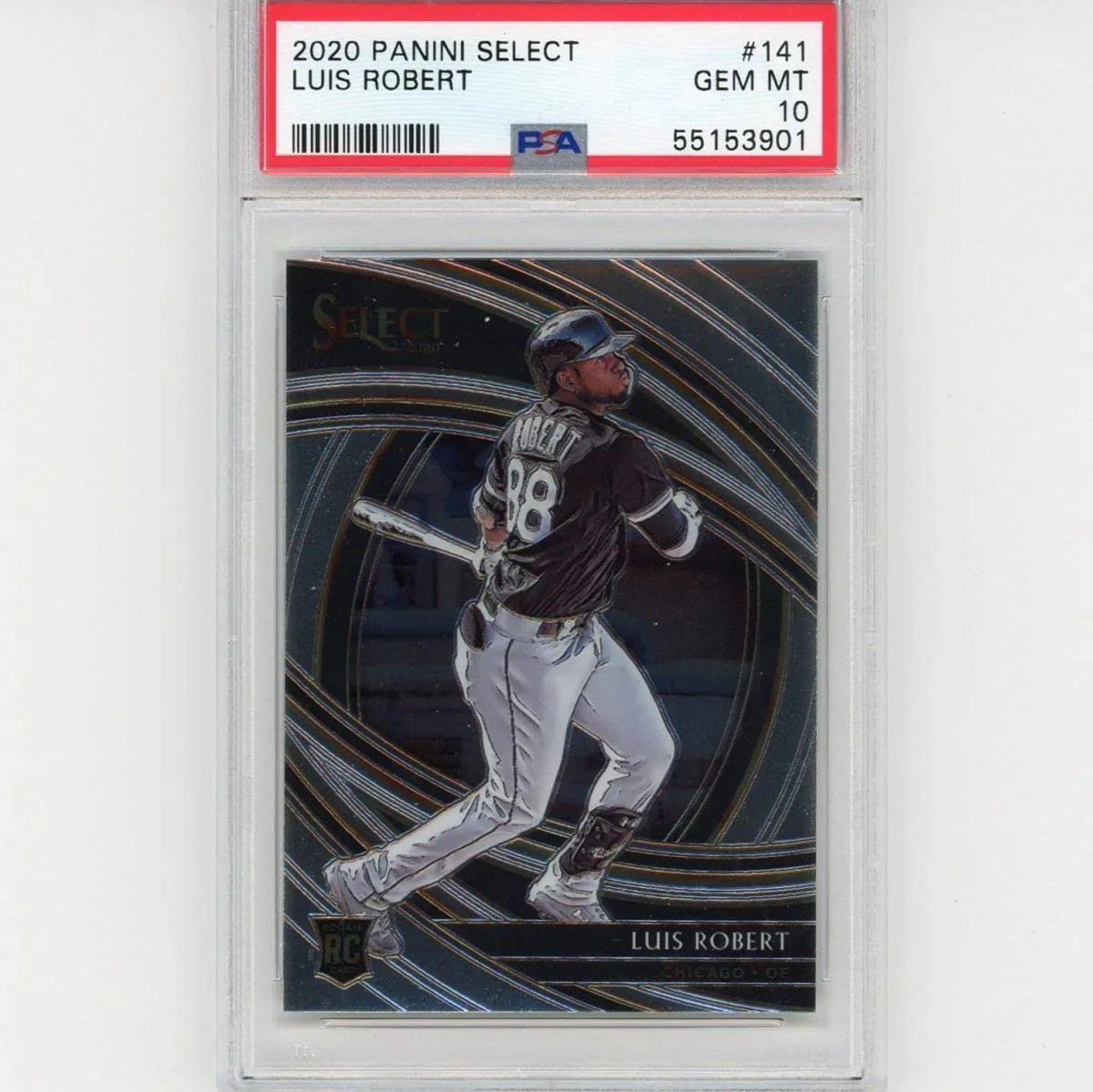 Graded 2020 Panini Select Luis Robert #141 Rookie RC Baseball Card PSA 10 Gem Mint