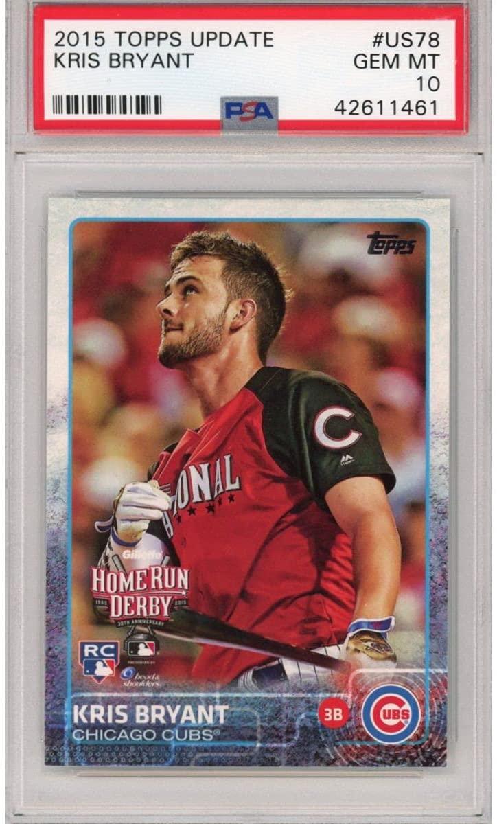 Graded 2015 Topps Update Kris Bryant #US78 Rookie RC Baseball Card PSA 10 Gem Mint