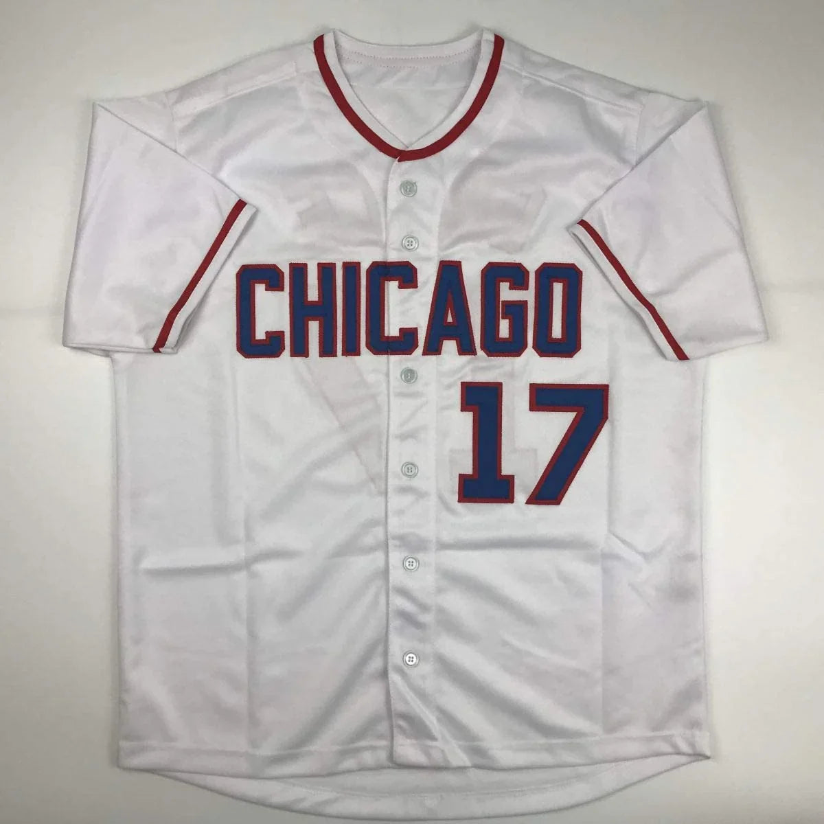 Autographed/Signed Mark Grace Chicago White Baseball Jersey JSA COA