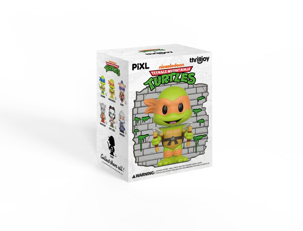 [Thrilljoy] Teenage Mutant Ninja Turtles TMNT PIXL Blind Box Vinyl (Chance at LE300 Hyper-Rare Chase redeemable for a special 12" MEGA PIX!)