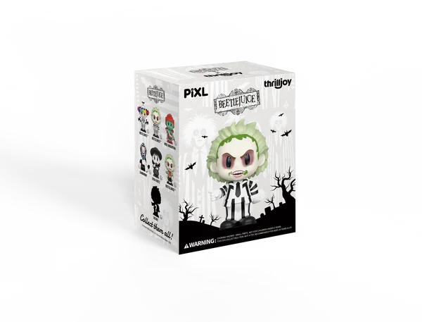 [Thrilljoy] Beetlejuice PIXL Blind Box Vinyl (Chance at 1 of 300 hyper-rare “chase” pieces will be redeemable for a special 12” MEGA PIX!)