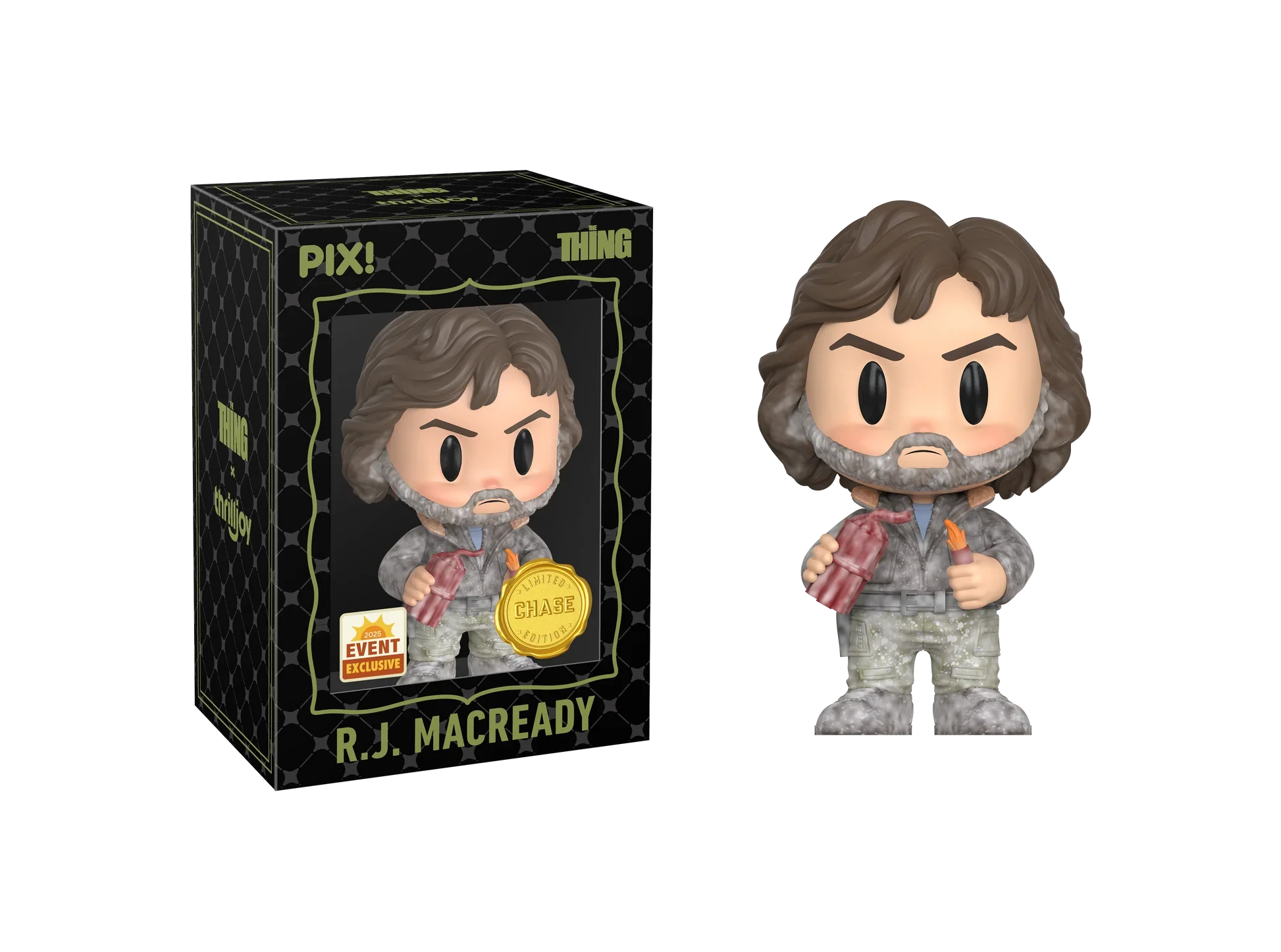 [Thrilljoy] [EXCLUSIVE] The Thing - R.J. MacReady LE5000 PIX Vinyl Figure (1 in 6 Chance at Chase)