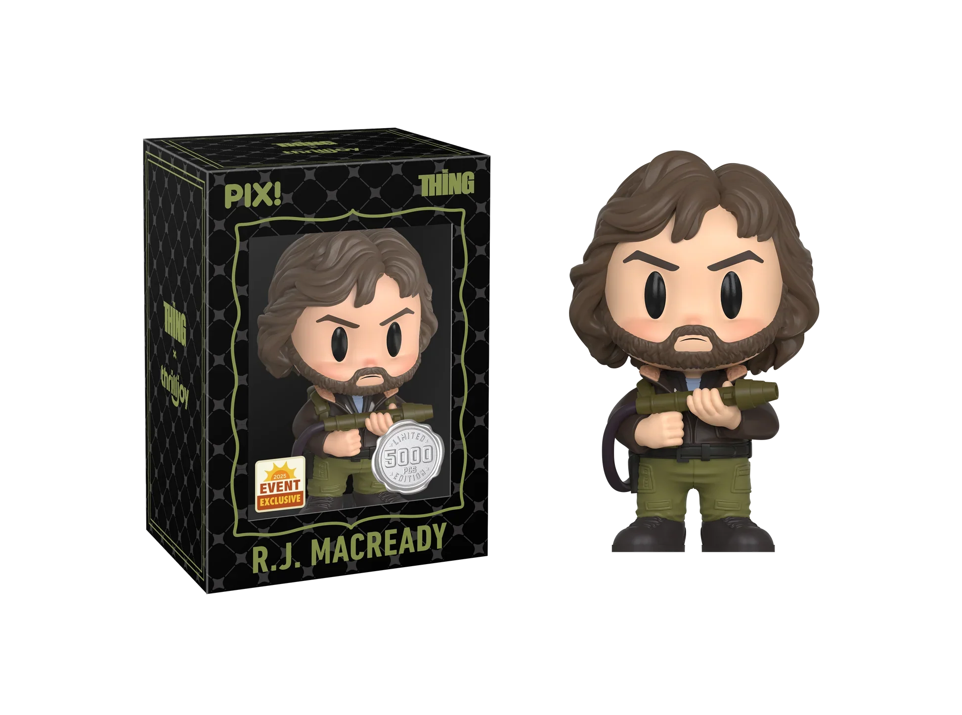 [Thrilljoy] [EXCLUSIVE] The Thing - R.J. MacReady LE5000 PIX Vinyl Figure (1 in 6 Chance at Chase)
