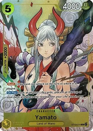 Yamato (Illustration Box Vol.1) (ST13-016) - One Piece Promotion Cards Foil