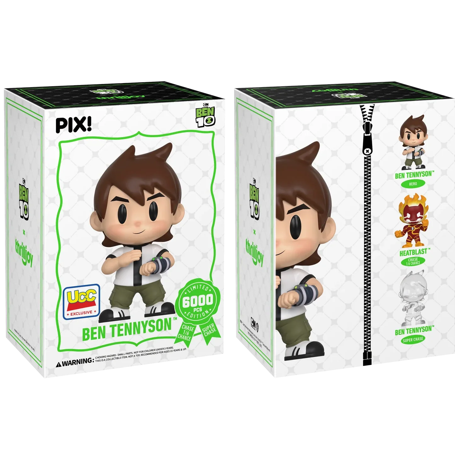 [Thrilljoy] [EXCLUSIVE] BEN 10 - Ben Tennyson LE6000 PIX Vinyl Figure (1 in 6 Chance at Chase)