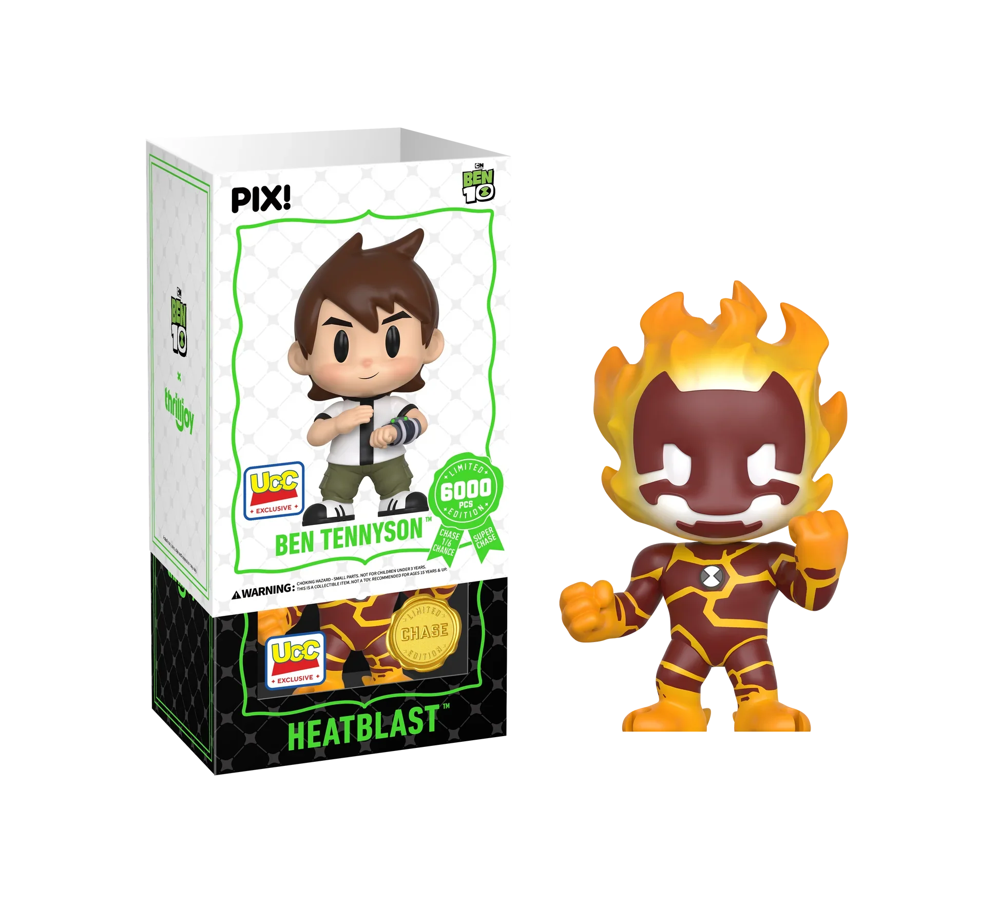 [Thrilljoy] [EXCLUSIVE] BEN 10 - Ben Tennyson LE6000 PIX Vinyl Figure (1 in 6 Chance at Chase)
