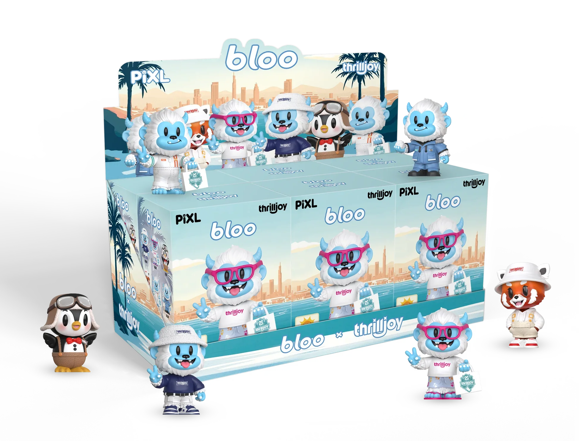 [Thrilljoy] BLOO-niverse PIXL Blind Box Vinyl (Chance at 1 of 300 hyper-rare “chase” pieces will be redeemable for a special 12” MEGA PIX!)