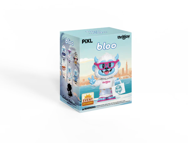[Thrilljoy] BLOO-niverse PIXL Blind Box Vinyl (Chance at 1 of 300 hyper-rare “chase” pieces will be redeemable for a special 12” MEGA PIX!)