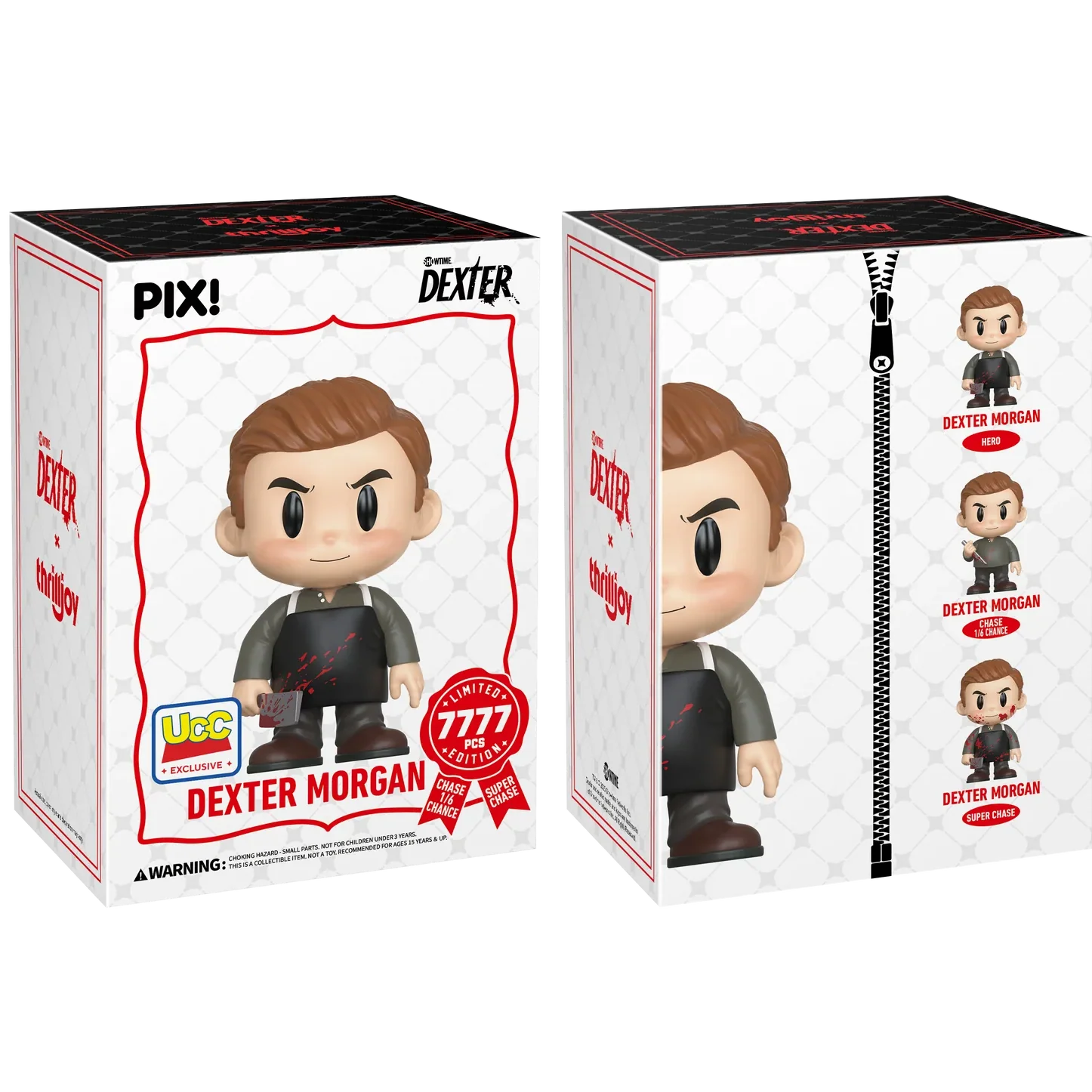 [Thrilljoy] [EXCLUSIVE] Dexter - Dexter Morgan LE7777 PIX Vinyl Figure (1 in 6 Chance at Chase)