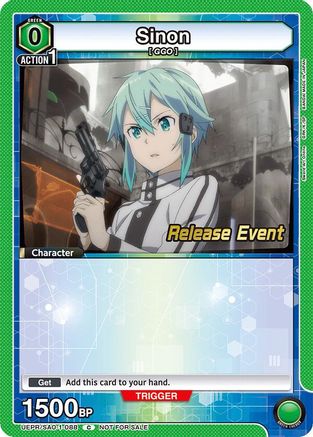 Sinon (088) (UEPR/SAO-1-088) - UE07BT Sword Art Online Release Event Cards