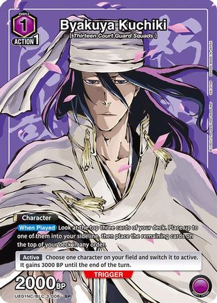Byakuya Kuchiki (UE01NC/BLC-3-006) - UE01NC New Card Selection BLEACH ThousandYear Blood War Foil