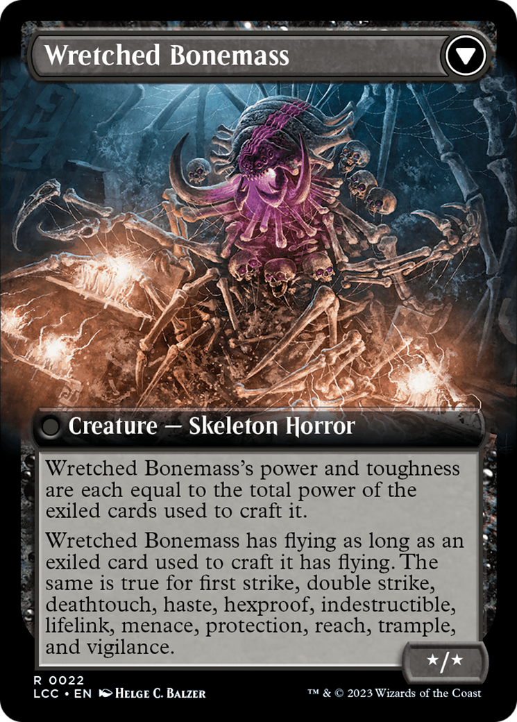 Altar of the Wretched // Wretched Bonemass (LCC-022) - The Lost Caverns of Ixalan Commander: (Extended Art) Foil