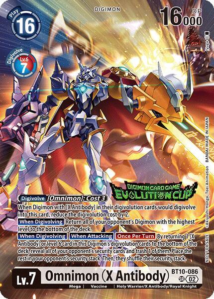 Omnimon [BT10-086] (X Antibody) (Evolution Cup 2025 Vol. 1) [Xros Encounter]