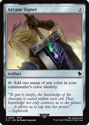 Arcane Signet (0333) (FIC-333) - Commander: FINAL FANTASY