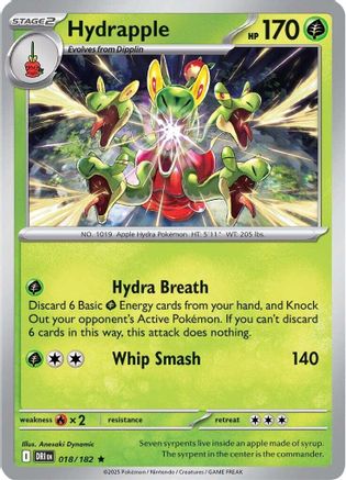 Hydrapple 018/182 - SV10 Destined Rivals Holofoil