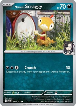 Marnie's Scraggy 132 - SV10 Destined Rivals
