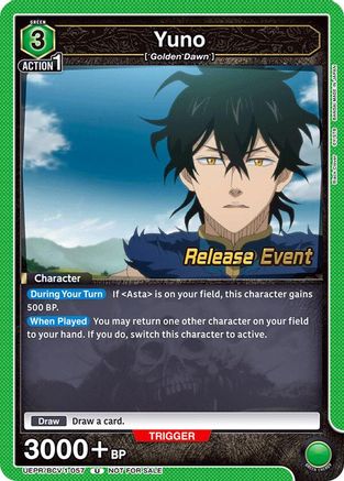 Yuno (057) (UEPR/BCV-1-057) - UE08BT Black Clover Release Event Cards