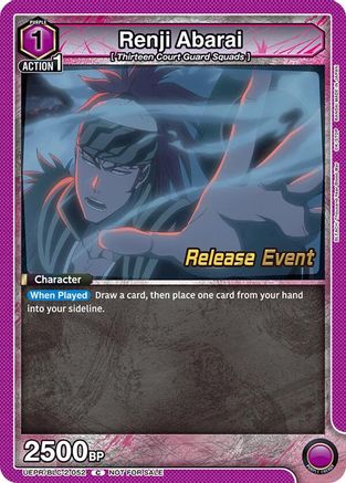 Renji Abarai (052) (UEPR/BLC-2-052) - UEX01BT BLEACH ThousandYear Blood War Vol2 Release Event Cards
