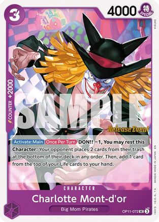 Charlotte Mont-d'or (OP11-072) - A Fist of Divine Speed Release Event Cards