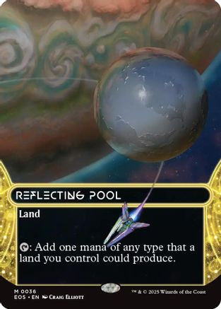 Reflecting Pool (0036) (Borderless) (EOS-036) - Edge of Eternities: Stellar Sights Foil