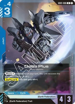 Delta Plus (GD01-006) - Newtype Rising Holofoil
