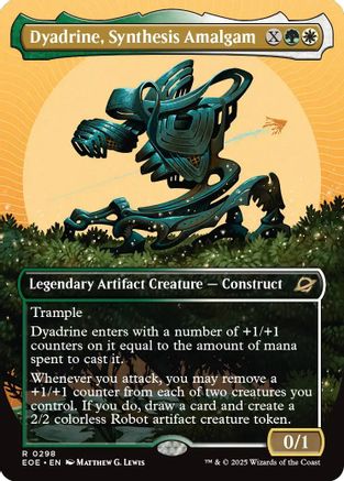 Dyadrine, Synthesis Amalgam (Borderless) (EOE-298) - Edge of Eternities Foil