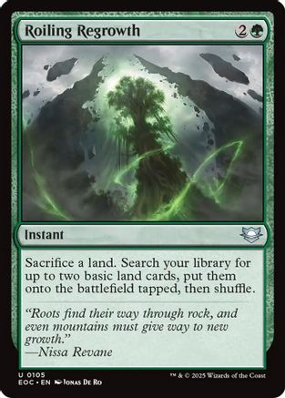 Roiling Regrowth (EOC-105) - Commander: Edge of Eternities