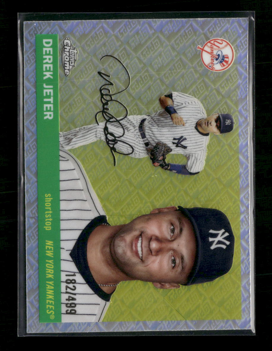 2025 Topps Chrome Platinum Topps Refractors Derek Jeter #/499 #458