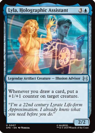 Lyla, Holographic Assistant (SPE, MAR-007) - Marvel's Spider-Man: Eternal-Legal