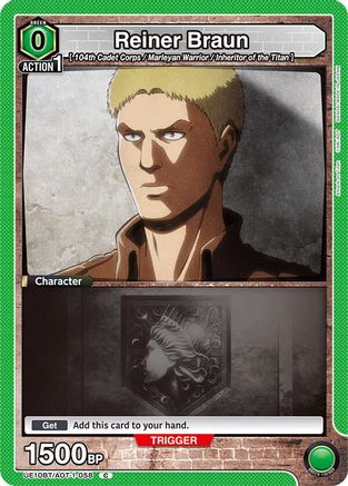 Reiner Braun (058) (UE10BT/AOT-1-058) - UE10BT Attack on Titan