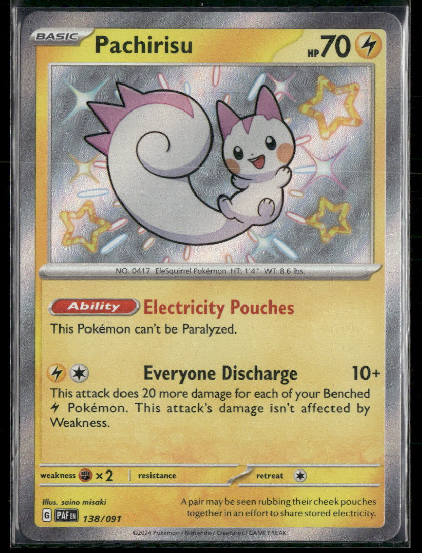 SV: Paldean Fates Pachirisu #138/091